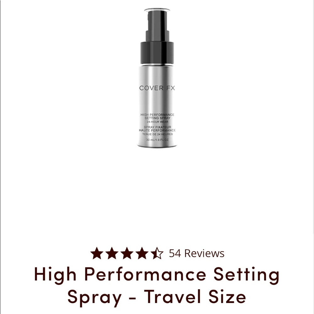 Cover FX high performance setting spray new in box